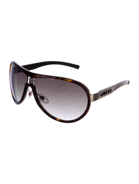 gucci brown slim aviator sunglasses|gucci gradient pilot sunglasses.